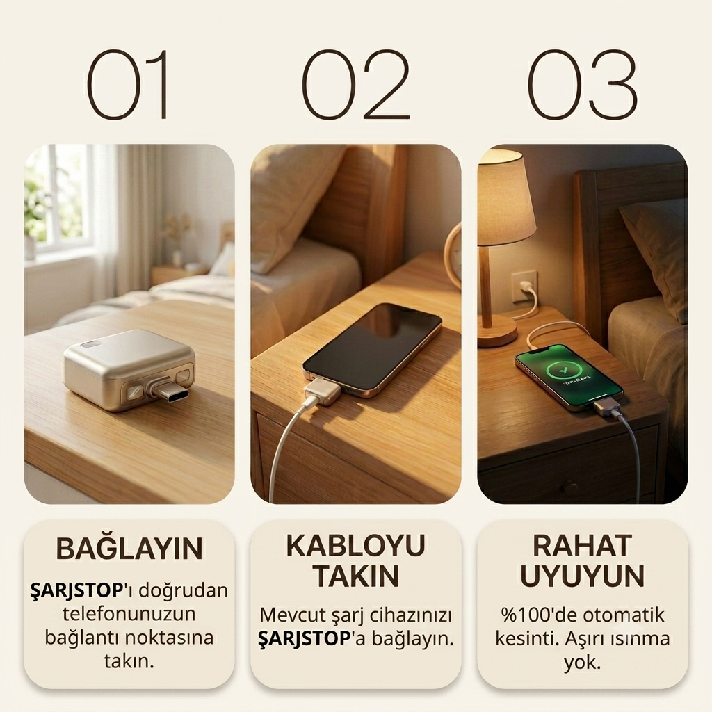 Güvenli Şarj Adaptörü (TYPC Tipi)